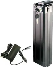 TDR 36V 15Ah Lithium Ion Battery Silver Fish Style for 250W - 500W Motor Electric Bike Bicycle e-Bike with Charger