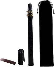 TOYANDONA 1set Saxophone Portable Black Woodwind Instrument for Beginners with Carrying Bag for Music and Spiritual Sound Creation The Go
