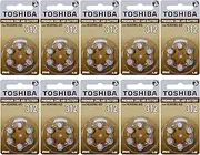 Toshiba Hearing Aid Batteries Size 312, PR41, (60 Batteries)