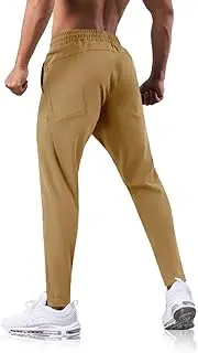 [GARTENBOKER] Men's Sweatpants with Zipper Pockets Joggers Athletic Running Workout Gym Stretch Tall Track Pants