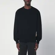 [Burberry] Black sweatshirt with logo patch M Black