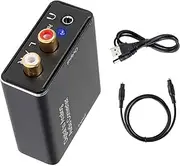 Digital to Analog Converter Digital Optical to Analog Stereo Audio RCA L/R Audio Adapter