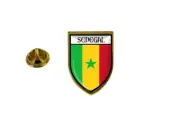 pins pin's flag national badge backpack hat shield world senegal
