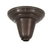 B&P Lamp® Antique Bronze Fixture Canopy, 5 1/4" diameter