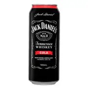 [Jack Daniels] Jack Daniels & Cola Tallie Can 500mL