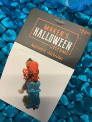 Maker's Halloween Pet Mermaid Costume Adorable Mythical Sea Creature NWT Sz M