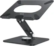 Laptop Stand with 360 Rotating Base, Ergonomic Adjustable Notebook Stand