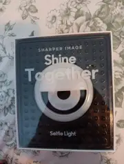 NEW~ Sharper Image “Shine Together “ Selfie Light ~ New In Box~Rechargeable
