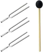 Tuning Fork, 3 Pack A440Hz Tuning Fork - Standard a 440 Hz Violin Guitar Tuner M