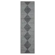 Alfresco 425 Ebony In Black : Runner Rug
