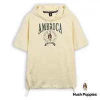 在飛比找momo購物網優惠-【Hush Puppies】男裝 帽T 經典品牌立體鋼模刺繡