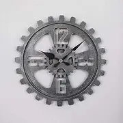 Outdoor Wall Clock, Garden Wall Clocks Outdoor Retro for Garden Garden Clock Iron Living Room Silent Non Ticking Clock