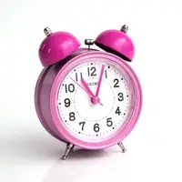 在飛比找樂天市場購物網優惠-SEIKO粉紅大聲公造型鬧鐘【NV20】柒彩年代