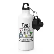 Trust Me I'm A Handyman Sports Water Bottle Funny Joke Best Awesome DIY