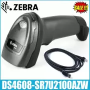 Zebra DS4608-SR7U2100AZW 1D 2D Handheld Laser Imager Barcode Scanner + USB Cable