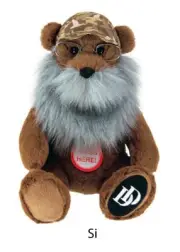 Duck Dynasty 8" Bear Plush With Sound: Si