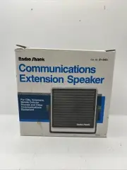 Vintage Radio Shack Communications Extension Speaker CHB RADIO 21-549A NEW NOS
