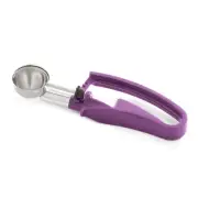 Vollrath 47400 S/S 0.72 Oz. / #40 Squeeze Disher with Orchid Handle