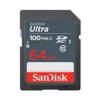 在飛比找ETMall東森購物網優惠-SanDisk Ultra 64GB 記憶卡 SDXC /C