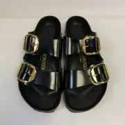 Birkenstock New w/ Box Arizona Big Buckle High-Shine Black Patent Exquisite Nar
