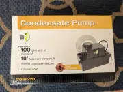Eco-Flo CDSP 20 1/40HP 100gph Thermoplastic Float Switch AC Condst Removal Pump