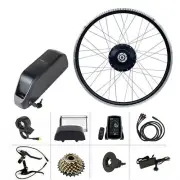 48V 500W 28" 29" 700C eBike Conversion E-Bike Rear Motor Kit, 48V 15A Battery