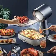 Desktop Cooker Hood, Portable Extractor Hood, 2m³/min Strong Suction, One-Click Adjustment, Two Gears Optional, Easy to Clean, Low Noise, Suitable for Home, Kitchen