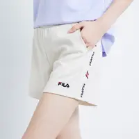 在飛比找蝦皮商城優惠-【FILA】女性 吸濕排汗 運動短褲- 米卡其 5SHX-1
