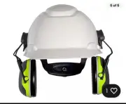3M X4P3E Peltor Cap Mount Ear Muffs Hard Hat Attachment Noise Reduction 25dB NEW