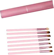 7 Pieces/Set Girl Makeup Brush Powder Foundation Make Up Brushes Eye Shadow Eyebrow Soft Tool Beginner Professional
