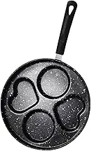 Multi Function Pancake Egg Pan Convenient Nonstick Skillet with Multiple Grooves for Breakfast Quick Cooking Heat Efficient Design
