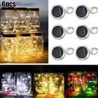 String Light Solar Tank Lights Garden Cool White Solar Bottle Cap Lights