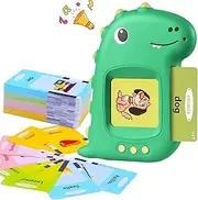 Talking Flash Cards for Toddler, Talking Cards for Toddler, Interactive Learning Machine Games for Aged 1-3 Boys Girls Kids Children Birthday Educational Fun Play