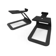 Kanto SE4 Elevated Desktop Speaker Stands for Midsize Speakers - Pair, Black