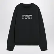 [MM6 Maison Margiela] Sweatshirt Numeric Black In Cotton L Black