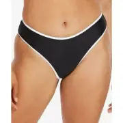 Volcom COCO SKIMPY REVERSIBLE BIKINI BOTTOM - BLACK COMBO Size-XS