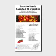 Tomato seeds - Assorted 25 Packs