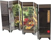 Traditional Panel Room Screen Divider Screen Walls Mini Divider Desktop Traditional Small Wall Retro Decor Balcony Retro Decorative Temporary from Mini Rustic Separator Room Wooden