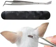 Tick Remover for Dogs - Tick Removal Tools, Professional Tweezers for Tick Removal, Flea and Tick Removal for Pets, Tick Remover for Dogs, Cats, with Storage