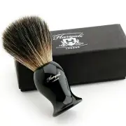 Classic Black Shaving Brush Synthetic Hair 100% Eco-Friendly Vegan Bristles