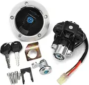 Ignition Switch for Suzuki SV650 for SV650S for SV650SF SV1000 for SV1000S 37000-16820 Fuel Tank Cap Seat Ignition Switch Key Set Motorcycle Ignition Switch Lock