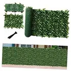 Artificial Ivy Privacy Fence Screen 3'x8' Artificial Hedge Leaf and 03'x08'