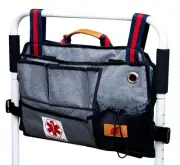 Storage Pouch Bag (Double Sided) for Bed Assist Rail with Cup Holder by PF™, ...
