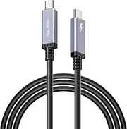 4.5m Thunderbolt 3 Cable, 15ft Extra Long 20Gbps Thunderbolt 4 Cable, 100W 20Gbps USB4 Cable, for Thunderbolt 3, Thunderbolt 4 (USB C) Hub, Adapter, Devices, 20V/5A, 100W