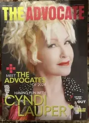 The Advocate OUT Magazine July August 2024 Cyndi Lauper Joel Kim Flip Cover