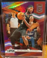MONTREZL HARRELL 2019-20 Elite Purple BASE PARALLEL 42/49 Panini Clippers #38