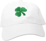 [BESTYASH] Men's Hat for Outdoor Activities Patrick's Day Theme and Shamrock Embroidery Green