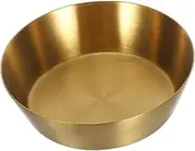 Amosfun Stainless Steel Kimchi Bowls Set of 6 Round Seasoning Dishes Mini Appetizer Plates for Cold Dishes Vintage Style Easy to Clean
