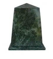 Large/Adult 240 Cubic Inches Green Viewpoint Natural Marble Urn for Ashes