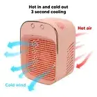 Portable Fan 5 Gear Adjustable Desktop Cooling Fan Humidifier Office